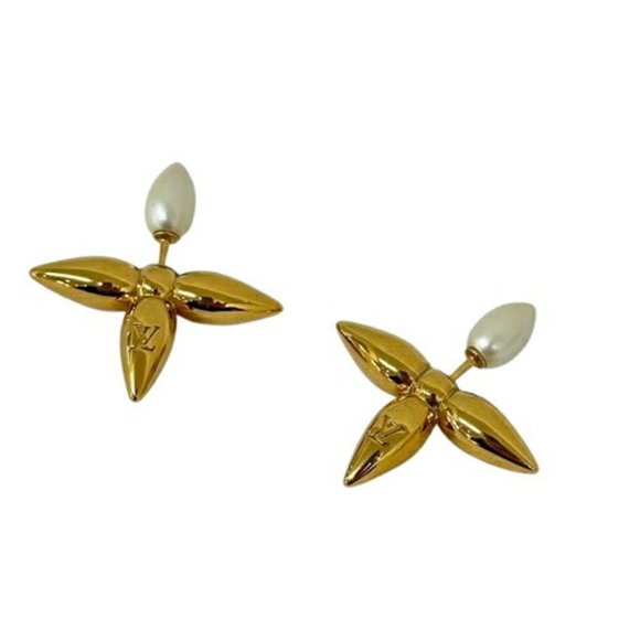 LOUIS VUITTON Boucle D'oreille Louisette Earrings M80267 - Picture 1 of 4